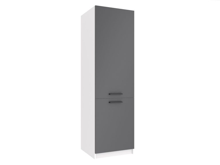 Corp de bucatarie inalt Belini pentru frigider incorporabil 60 cm gri mat TOR SSL60/1/WT/SR/0/ B1
