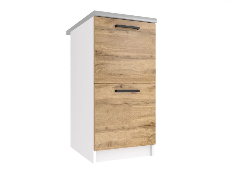 Corp bucatarie Belini inferior 40 cm stejar wotan fara blat TOR SD2-40/0/WT/DW/BB/B1