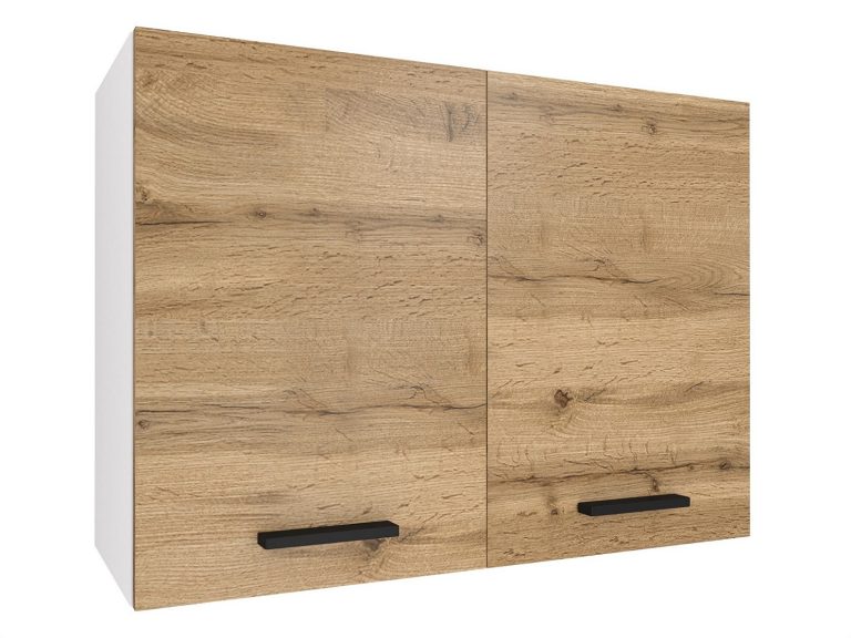 Corp de bucătărie superior Belini 80 cm stejar wotan TOR SG80/2/WT/DW/0/B1