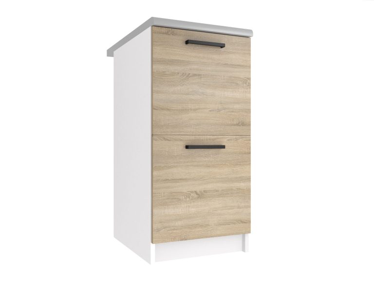 Corp bucatarie Belini inferior 40 cm stejar sonoma fara blat TOR SD2-40/0/WT/DS/BB/B1