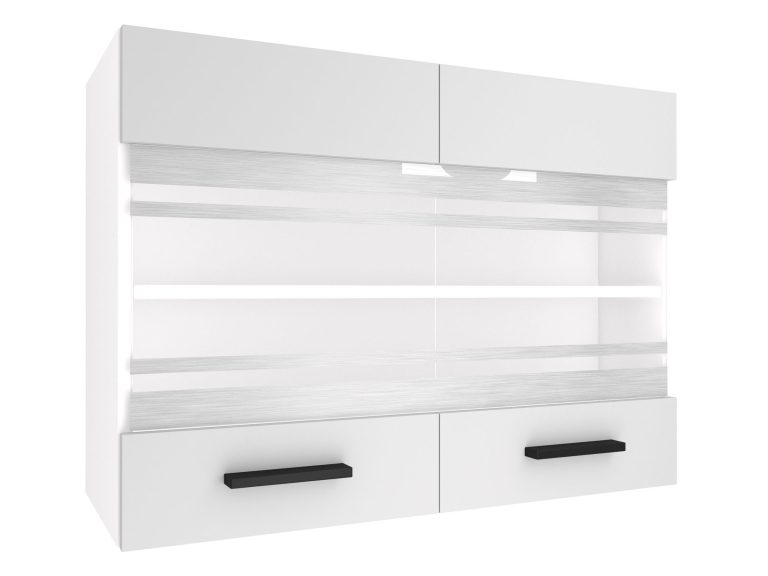 Corp de bucătărie Belini superior 80 cm alb mat  TOR SGW80/2/WT/WT/0/B1
