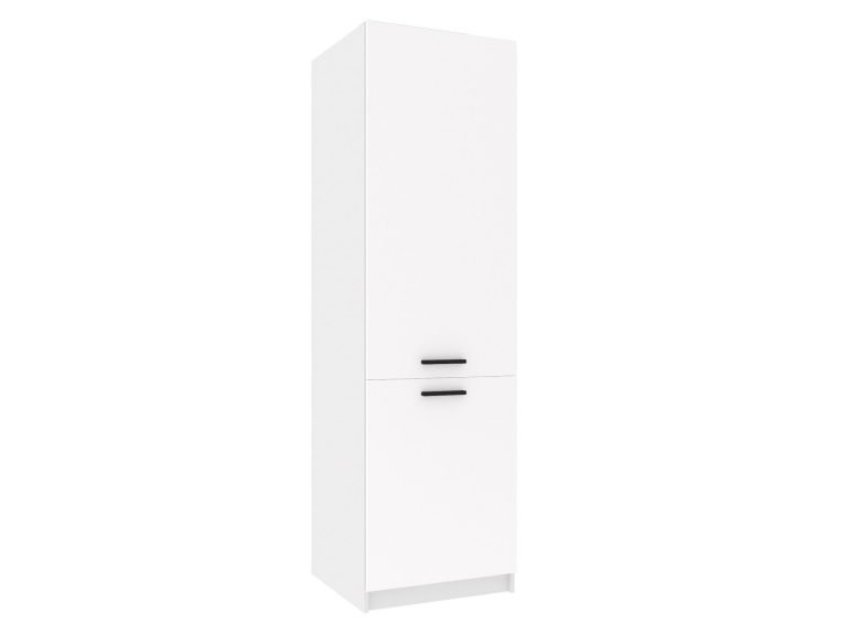 Corp de bucatarie inalt Belini pentru frigider incorporabil 60 cm alb mat TOR SSL60/1/WT/WT/0/B1
