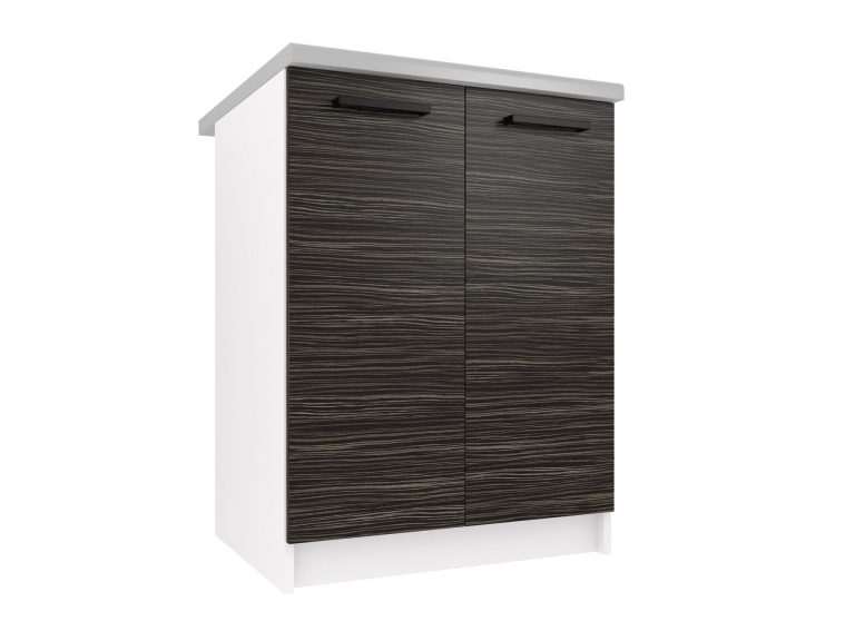 Corp bucatarie Belini inferior 60 cm abanos regal fara blat TOR SD2-60/0/WT/HK/BB/B1
