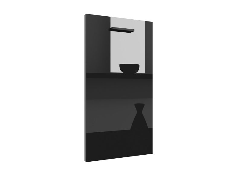Panou masina de spalat vase Belini  45 cm negru lucios INF PZ45/1/WT/B/0/B1


