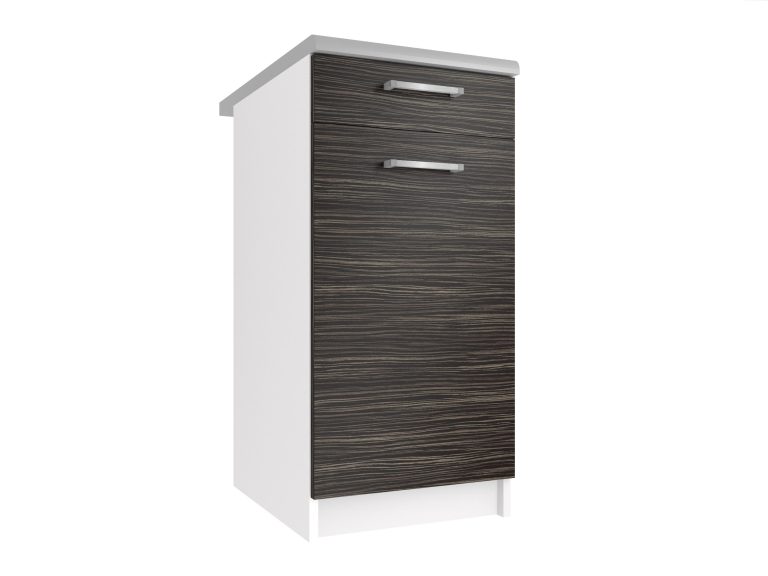 Corp de bucatarie inferior Belini cu sertare 40 cm abanos regal fara blat TOR SDSZ1-40/0/WT/HK/BB/P