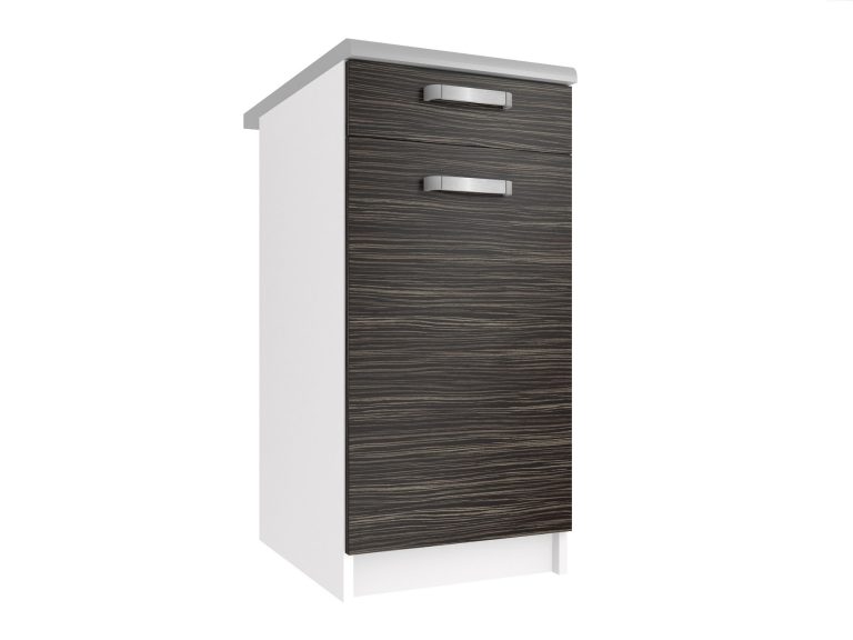 Corp de bucatarie inferior Belini cu sertare 40 cm abanos regal cu blat TOR SDSZ1-40/0/WT/HK/0/U

