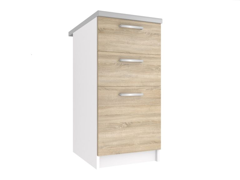 Corp inferior bucatarie cu sertare fără blat TOR SDSZ40/0/WT/DS/0/E