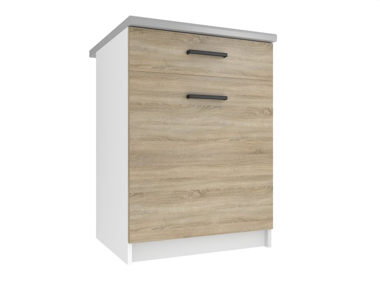 Corp inferior bucatarie cu sertare fără blat TOR SDSZ1-60/0/WT/DS/0/B1