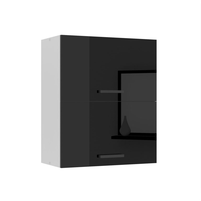 Corp de bucătărie Belini Premium Full Version superioar  60 cm negru lucios INF SGP2-60/0/WT/B/0/B1/PP