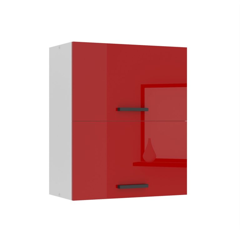 Corp de bucătărie Belini Premium Full Version superior 60 cm roșu lucios INF SGP2-60/0/WT/R/0/B1/PP