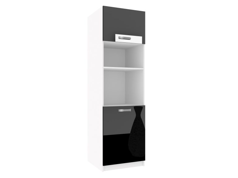 Corp de bucatarie Belini inalt pentru cuptor incorporabil 60 cm negru lucios INF SSP60/1/WT/B/0/F

