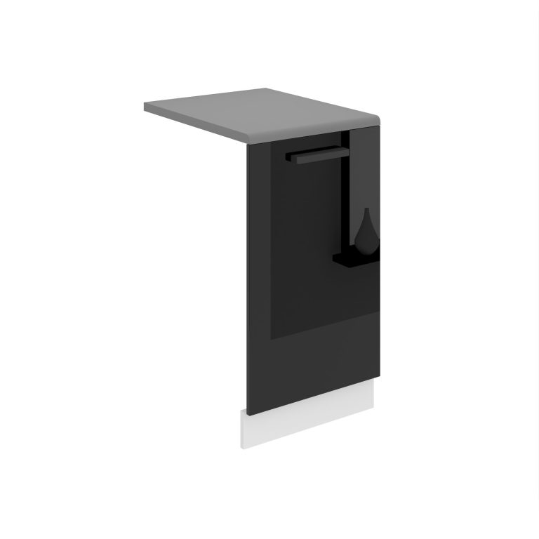 Masca masina de spalat vase incorporabil Belini Premium Full Version 45 cm negru lucios cu blat INF PZ45/0/WT/B/B/B1/PP