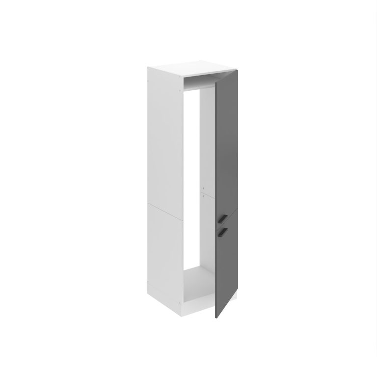 Corp de bucatarie inalt Belini Premium Full Version pentru frigider incorporabil  60 cm gri mat TOR SSL60/0/WT/SR/0/B1/PP