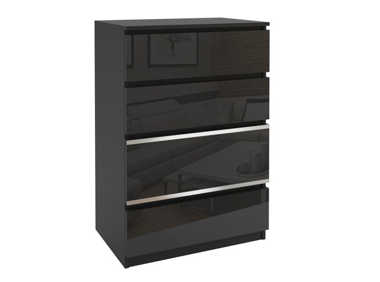 Comodă 29 Belini negru BH KOM1/2/B/B/4B/0
