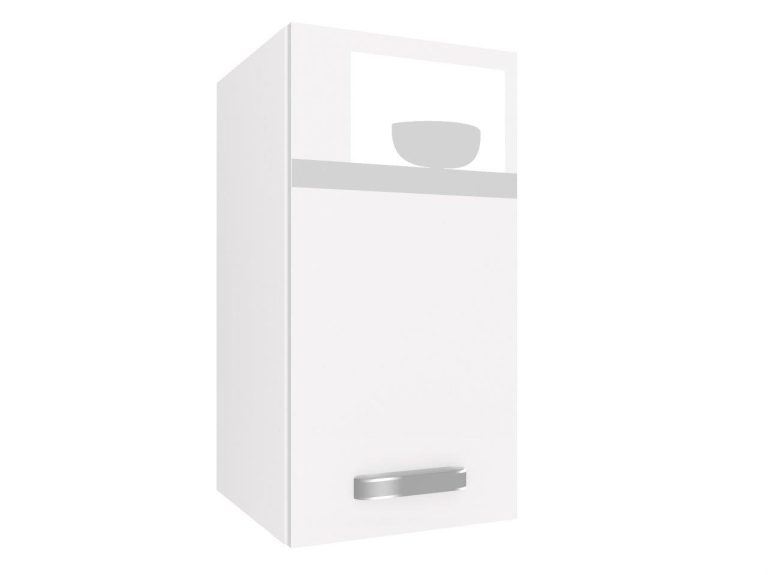 Corp de bucătărie superior Belini 30 cm alb lucios INF SG30/1/WT/W/0/F