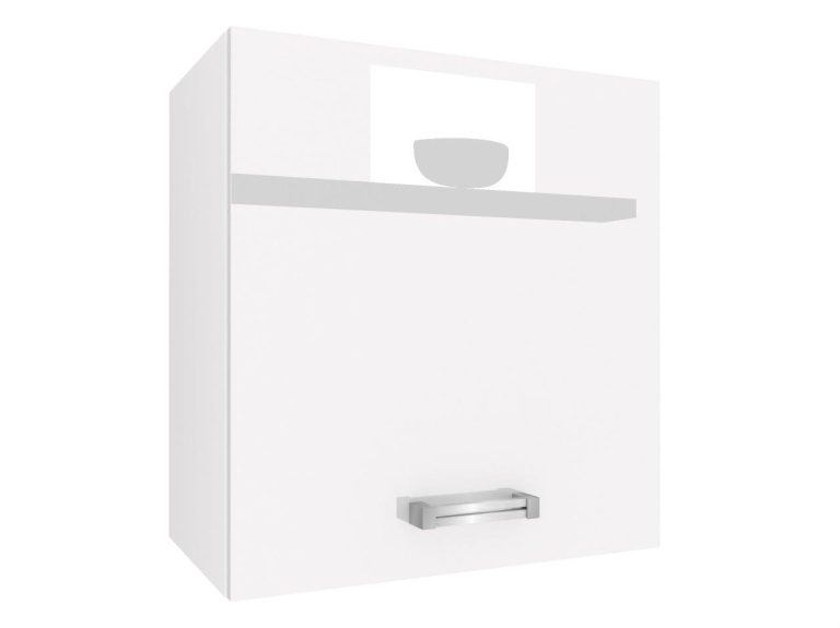 Corp de bucătărie superior Belini 60 cm alb lucios INF SG60/1/WT/W/0/D