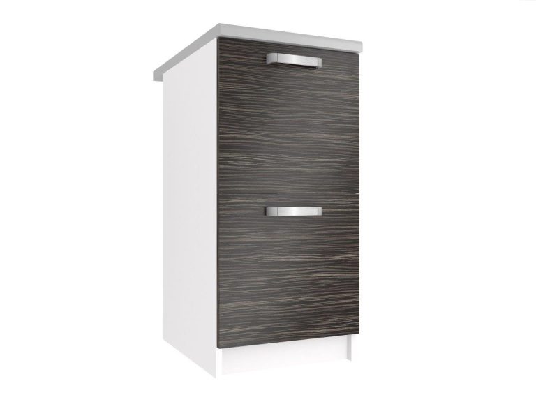 Corp de bucătărie Belini inferior 40 cm abanos regal cu blat TOR SD2-40/0/WT/HK/0/U