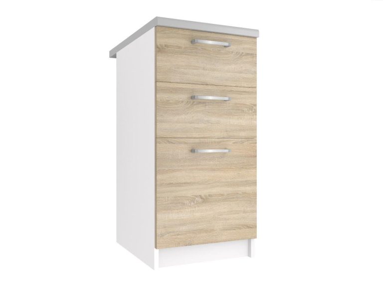 Corp inferior bucatarie cu sertare fără blat TOR SDSZ40/0/WT/DS/0/P