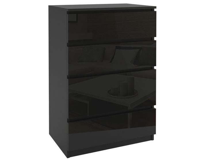 Comodă 37 Belini negru BM KOM1/1/B/B/B/0
