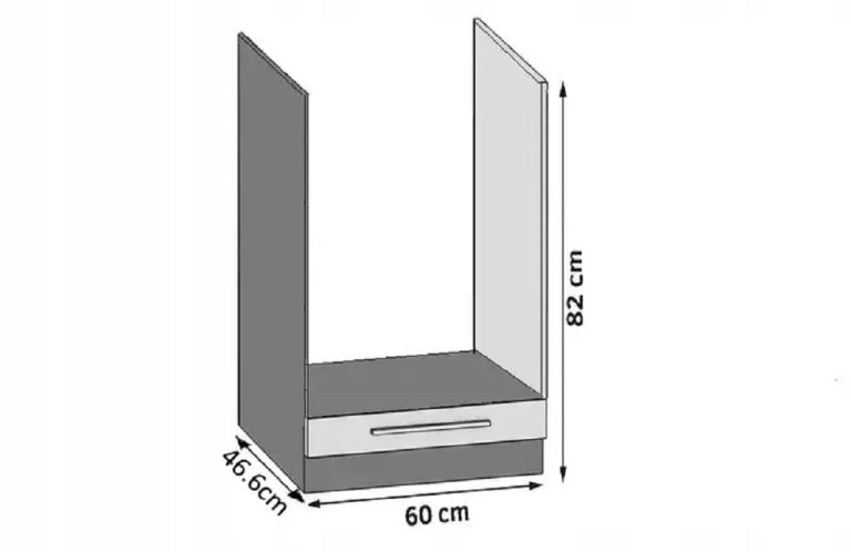 Dulap de bucatarie inferior Belini pentru cuptor incorporabil 60 cm alb lucios
fara blat INF SDP60/0/WT/W/0/B1

