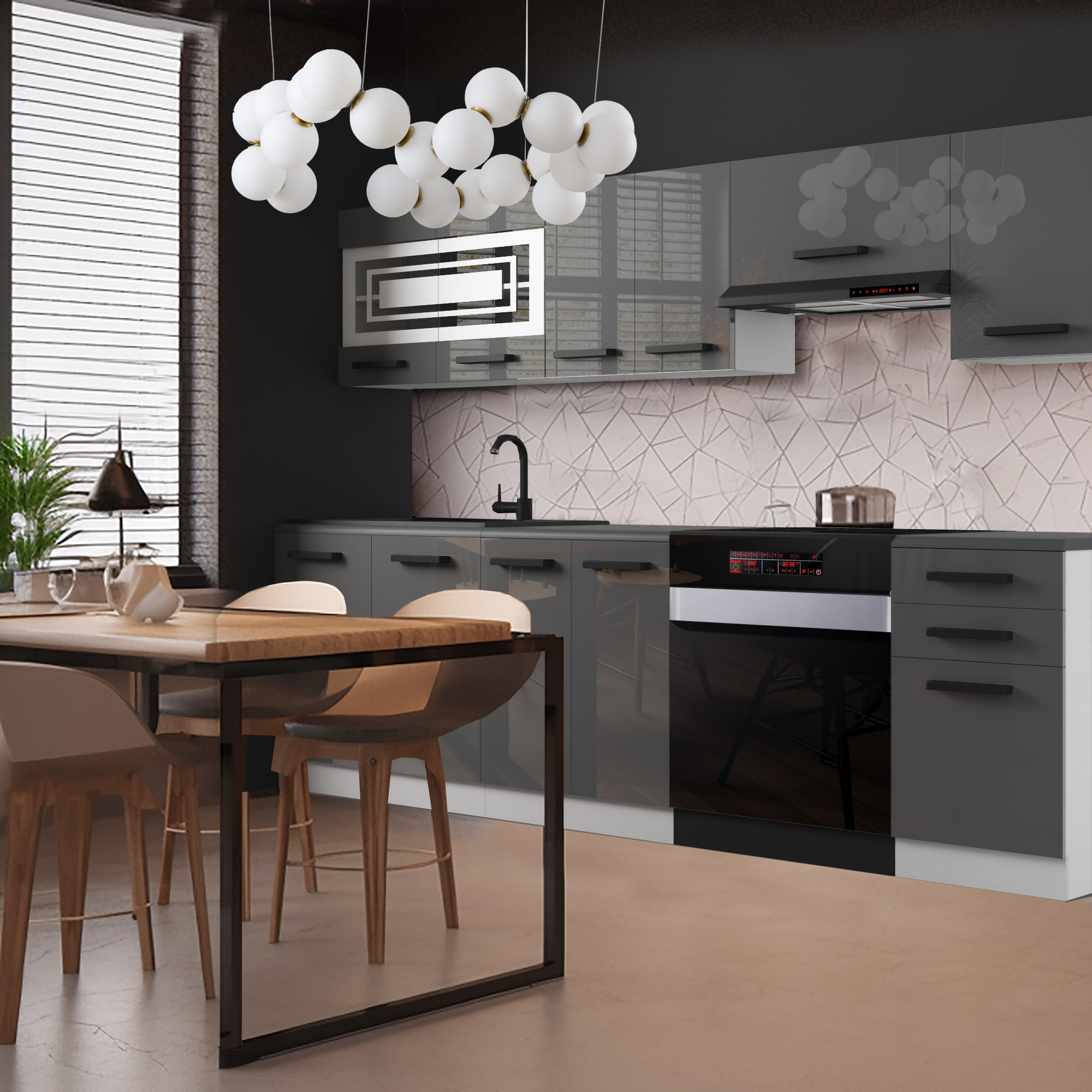 Bucătărie funcțională cu decor modern