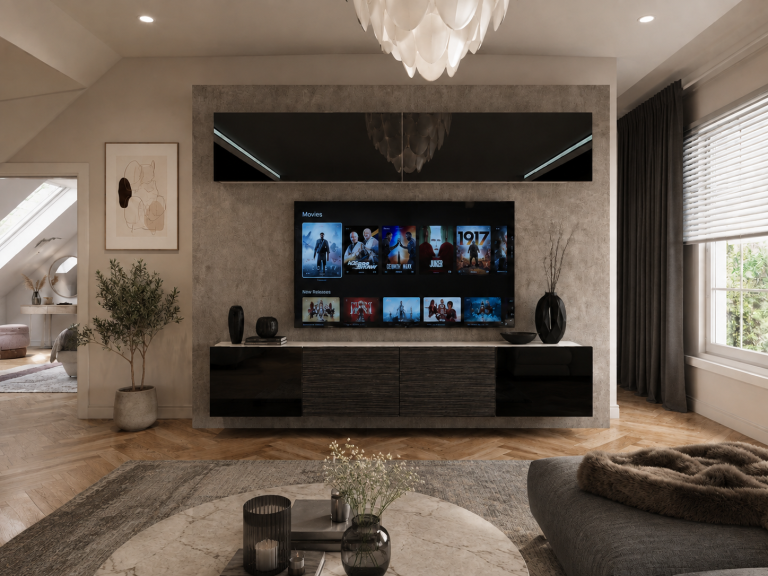 Set mobilă sufragerie 200 cm TV/RTV negru lucios, abanos Producent IMP 6/5/W/BBHKB/0/0
