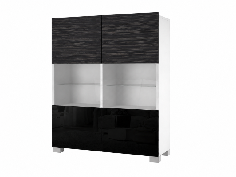 Comodă BELINI negru abanos regal, IMPERIUM IMP KOM1/3/W/HKB/0/0