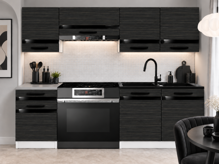 Mobilier de bucătărie Prestige 180 cm abanos regal cu blat Producător TOR P Leonardo/0/WT/HK/0/A1/CP