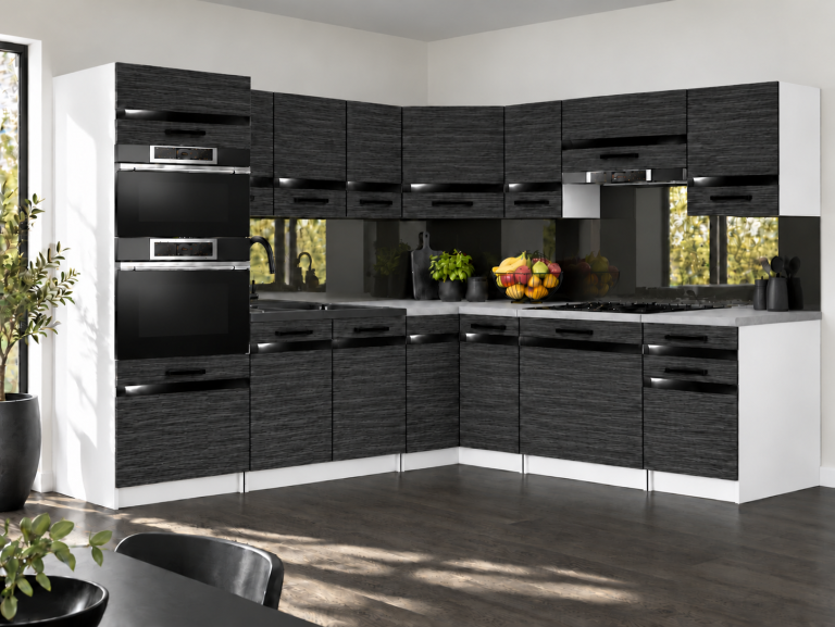  Mobilier de bucătărie Prestige 420 cm abanos regal fără blat Producător TOR P Diego/0/WT/HK/BB/A1/CP